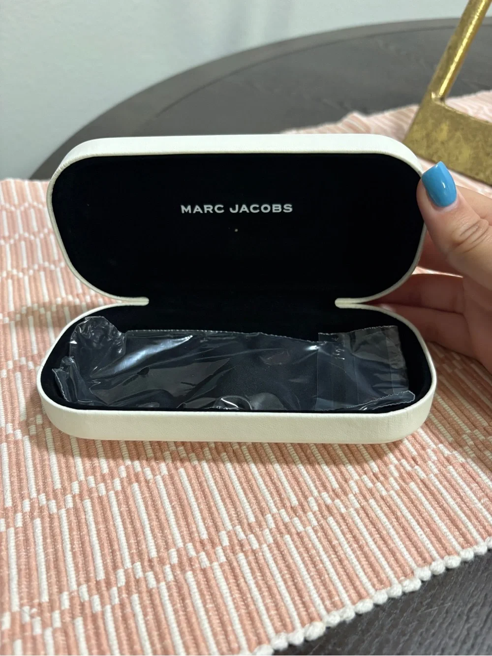 Marc Jacobs Black Sunglasses with Neon Green Accents